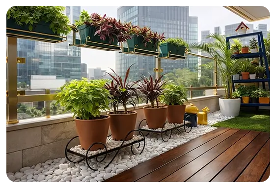 Balcony Makeover & Gardening